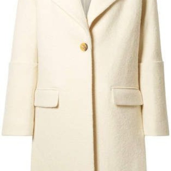 Jason Wu - White/Cream Boucle style peacoat - oversized - Picture 2 of 7